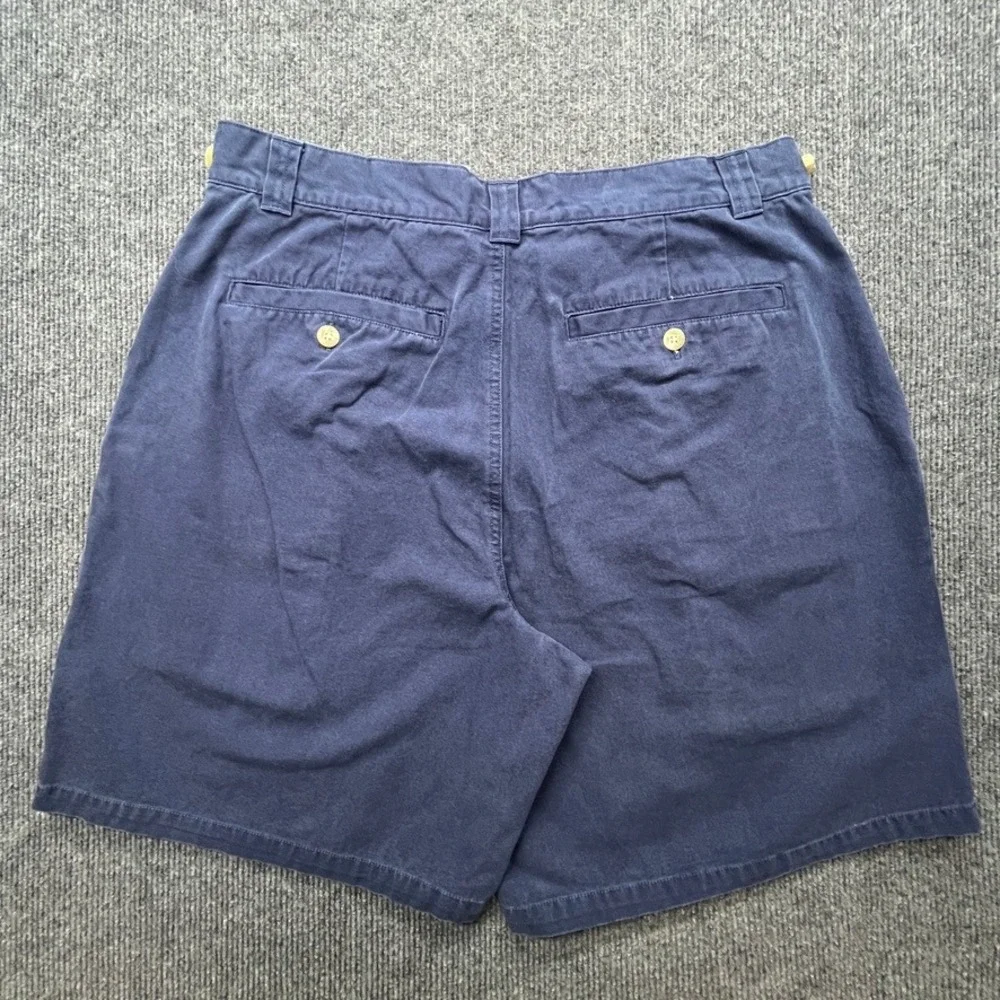 Columbia Cargo Shorts Navy Blue Mens 36 Vintage Cotton Canvas Gorpcore Utility